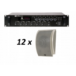 Komplet nagłaśniający - wzmacniacz ITC TI-1206S i głośniki ITC T-612